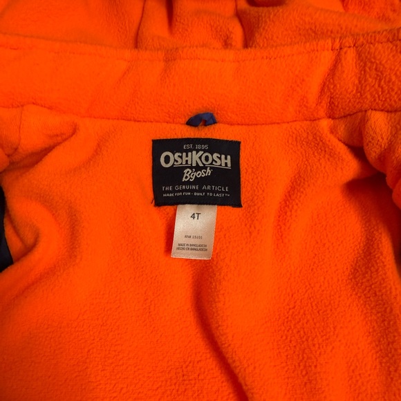 4T Toddler Boy OshKosh B’gosh Coat & Snowsuit/Bibs - 4T Toddler Boy Clothes - Picture 6 of 9